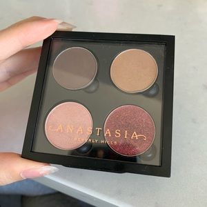 Quad of eyeshadows (3 MAC, 1 Makeup Geek)